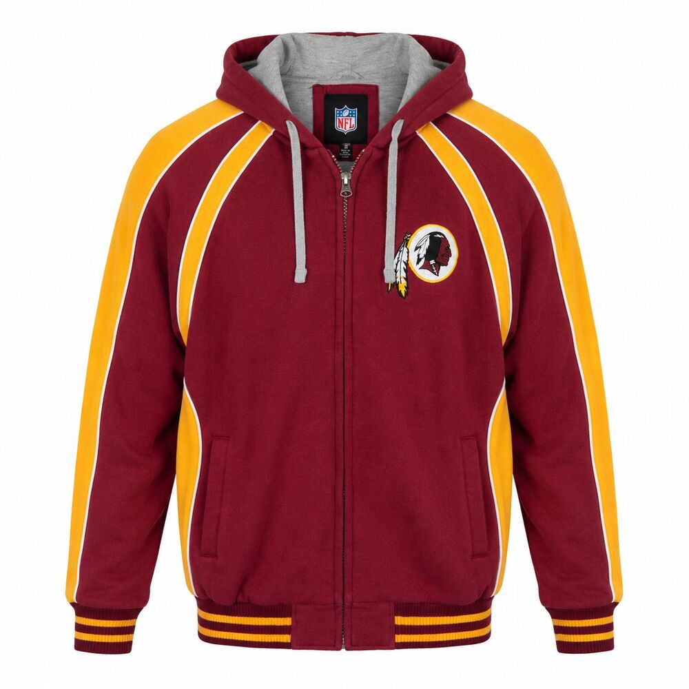Washington Redskins Hooded Full Zip Starter‎ Jacket, Embroidered, XL Tailgate